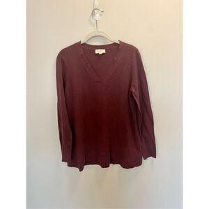 Loft size small maroon sweater